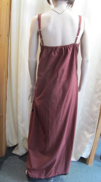 Ladies Medieval Sundress Burgundy